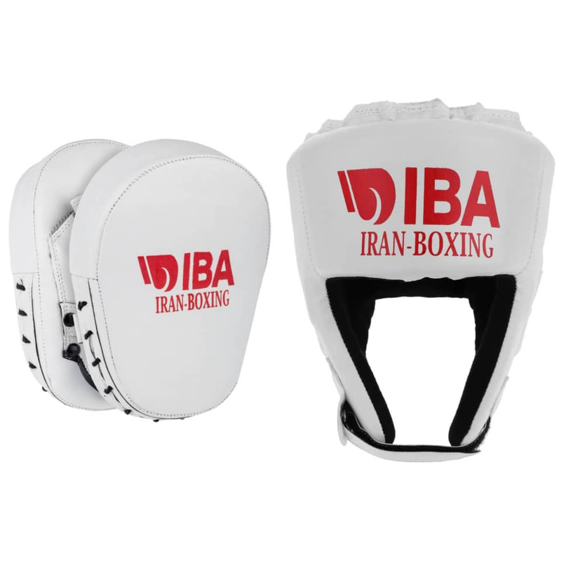 کلاه رزمی مدل aiba pro 2000 به همراه میت رزمی بسته 3 عددی