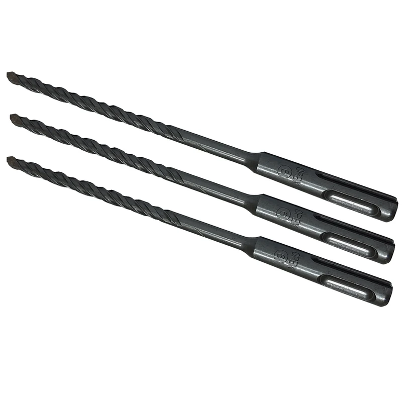 مته چهار شیار اپکس مدل AT - 06 سایز 6 میلی متر مجموعه سه عددی