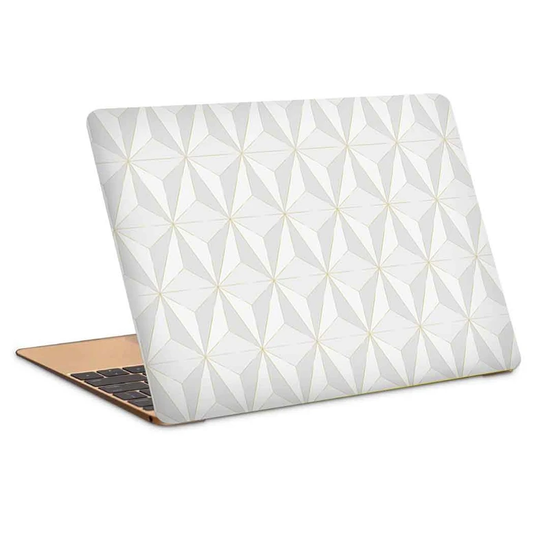 استیکر لپ تاپ طرح  metallic polygonalکد c-317مناسب برای لپ تاپ 15.6 اینچ
