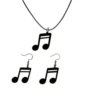 نیم ست زنانه طرح  نت موسیقی کد N.NOT.B.11