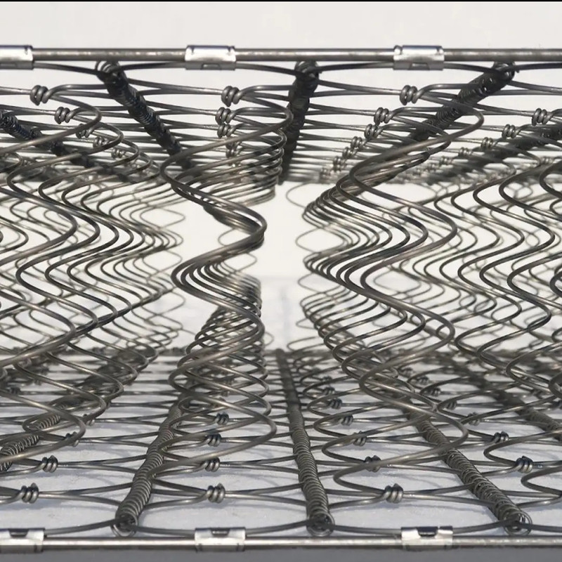 تشک فنر منفصل رویال مدل ارگانیک یک نفره سایز 90×200 سانتی متر