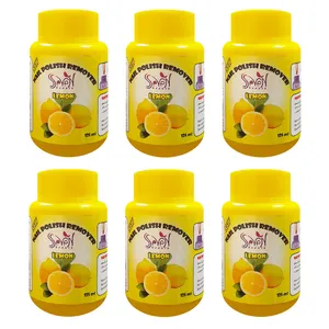 لاک پاک کن اس سون بیوتی مدل لیمو اسفنجی حجم 125 میلی لیتر مجموعه 6 عددی