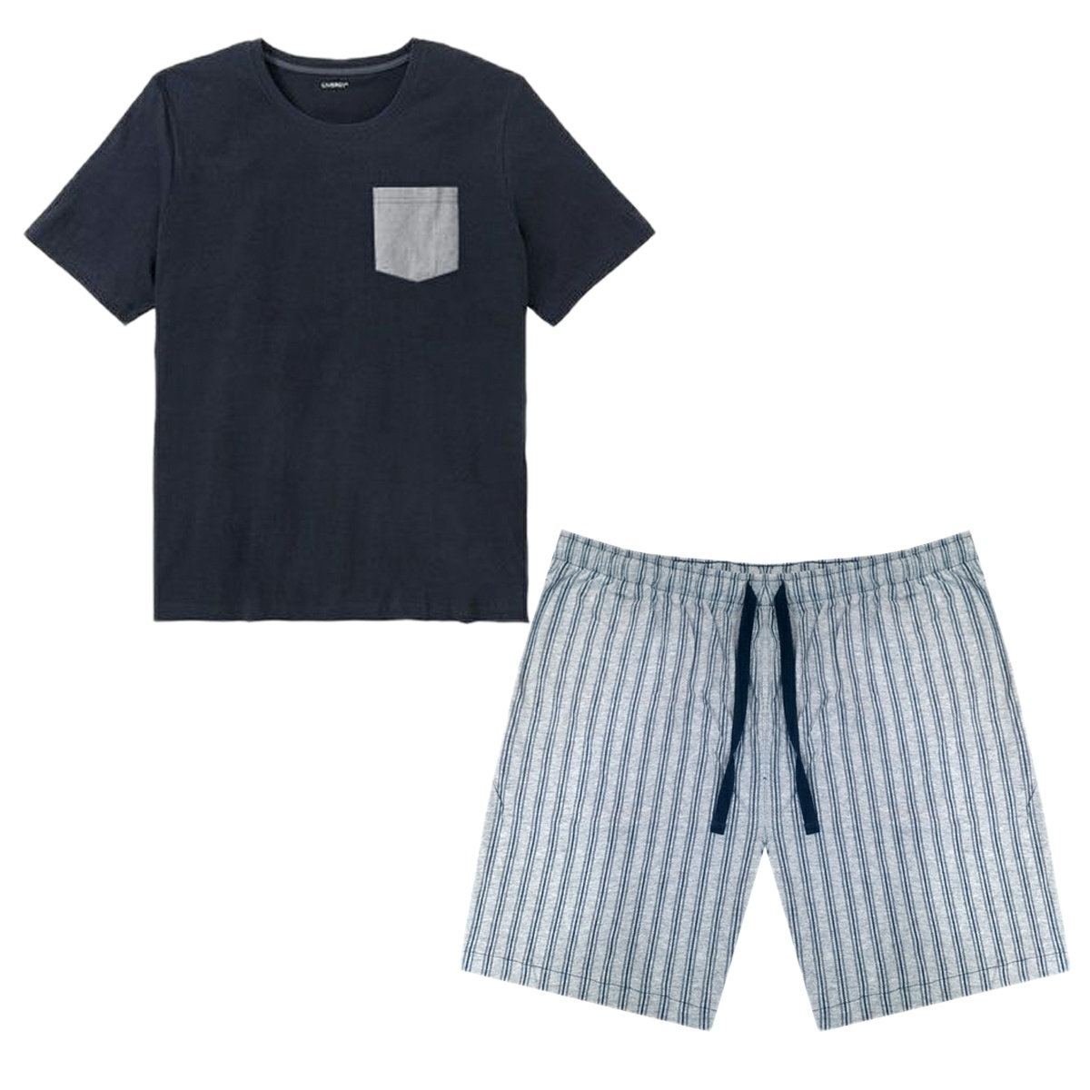 ست تی شرت و شلوارک مردانه لیورجی مدل Se-LIv417