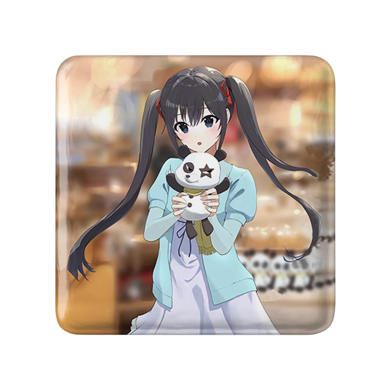 مگنت خندالو طرح یوکینو انیمه جوانی کمدی رومانتیک من مدل مربعی کد 32527