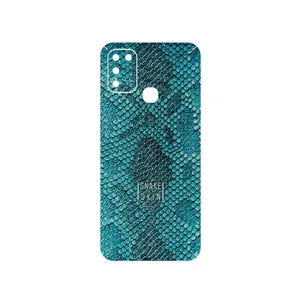 MAHOOT Blue Snake Skin Cover Sticker for Infinix Hot 10 Play