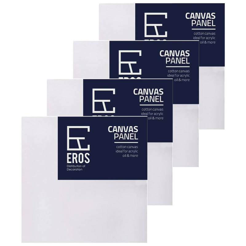 بوم نقاشی مربع اروس مدل R4 سایز 10×10 سانتی متر بسته 4 عددی