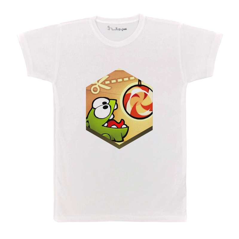 تی شرت بچگانه پرمانه طرح om nom کد pmt.2670