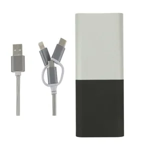  شارژر همراه مدل SINK06 ظرفیت 12000 میلی آمپر ساعت به همراه کابل تبدیل لایتنینگ/MicroUSB / USB / USB-C