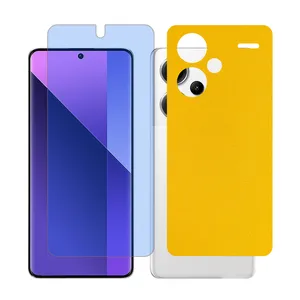 Glass Together model anti blue Screen Protector Suitable for Xiaomi Redmi Note 13 Pro Plus Mobile Phone with Back cover sticker
