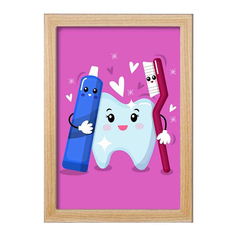 تابلو خندالو مدل دندان و دندان پزشکی کودکانه کد 36762