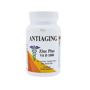 زینک پلاس ویتامین دی 1000 آنتی ای جینگ بسته 30 عددی