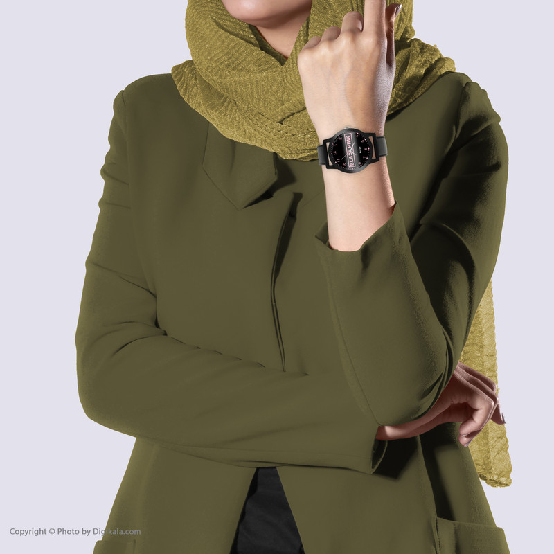 ساعت مچی عقربه ای ناکسیگو طرح Black Pink کد LF4172