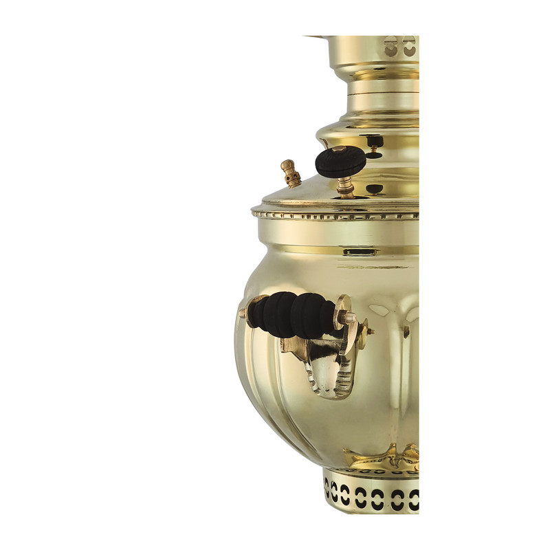 سماور زغالی عبدی مدل صدف گنجایش 5 لیتر