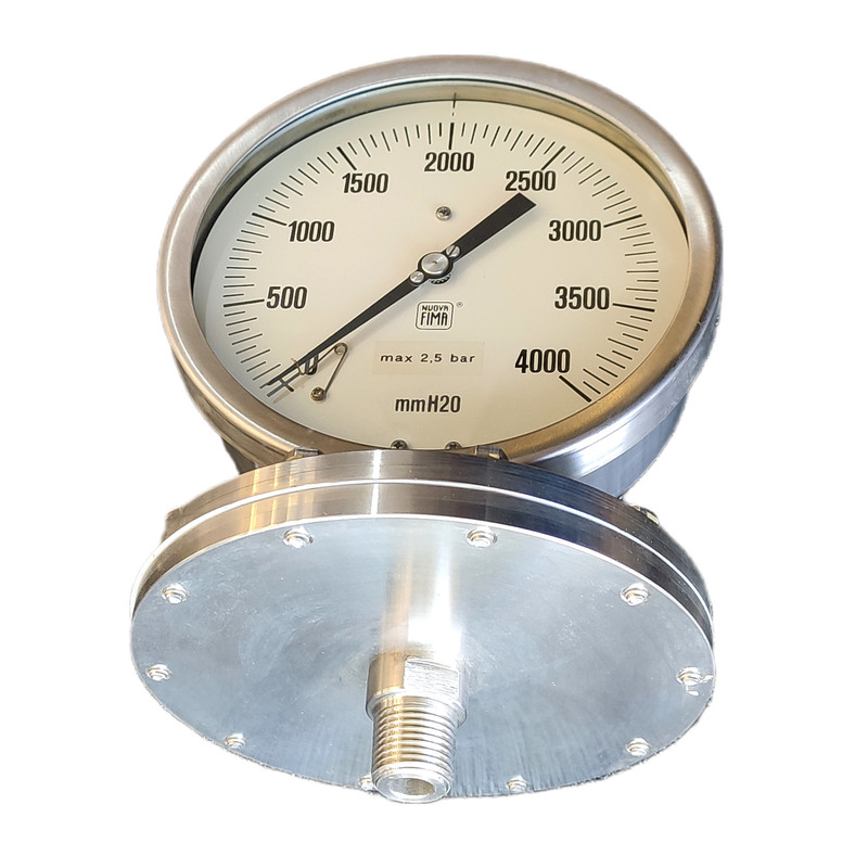 گیج فشار نووا فیما مدل 4000mmH2O-16cm