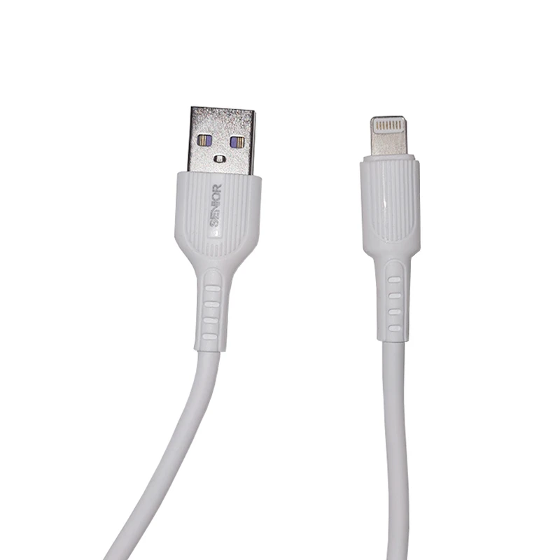 کابل تبدیل USB به لایتنینگ کی اف-سنیور مدل ip-21 طول 2 متر