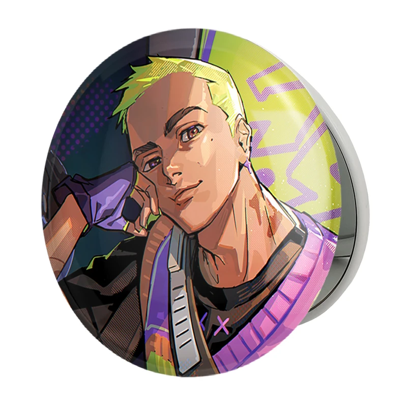 آینه جیبی خندالو طرح بازی ولورانت (Valorant) مدل تاشو کد 33081