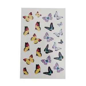 تتو موقت طرح پروانه یاس کد 46