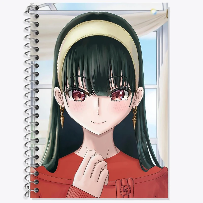 دفتر لغت 50 برگ خندالو مدل یور فورجر انیمه اسپای ایکس فمیلی Spy x Family کد 17690