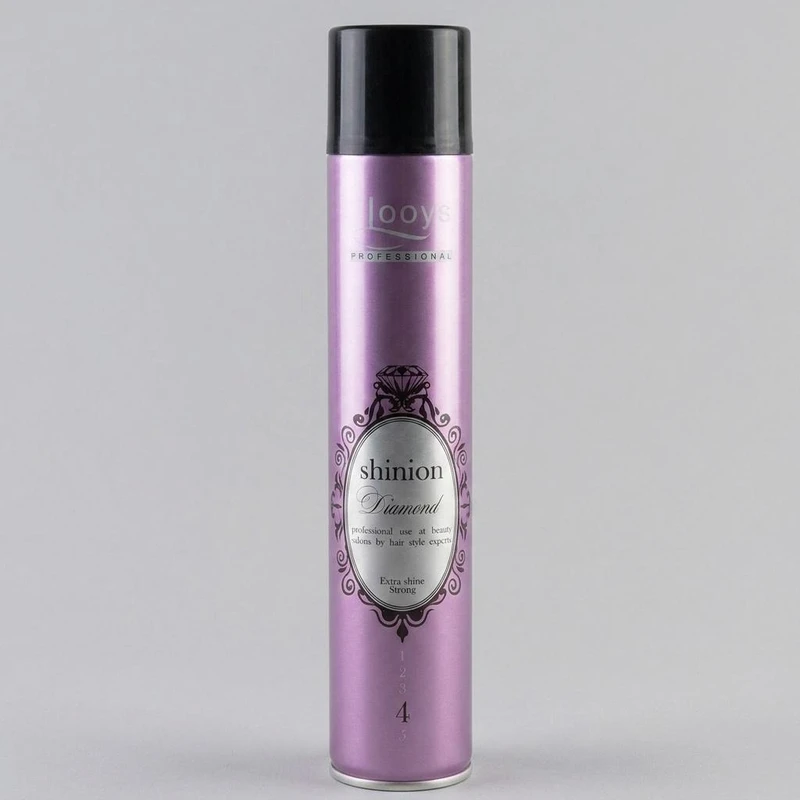 اسپری نگهدارنده حالت مو لویز مخصوص شینیون مدل Shinion Extra Shine Strong حجم 500 میلی لیتر