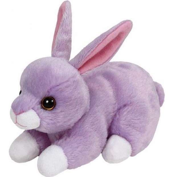 عروسک تی وای طرح خرگوش مدل Lilac کد 627.1 طول 16 سانتی متر