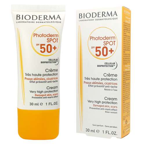 کرم ضد آفتاب بایودرما مدل photoderm-SPOT حجم 30 میلی لیتر