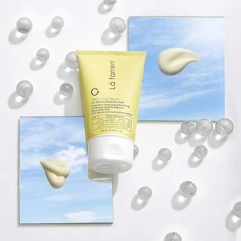 ماسک صورت لافارر مدل ضد آکنه مناسب پوست های مستعد آکنه حجم 150 میلی لیتر