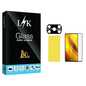 LKG LK Glass Screen Protector For Xiaomi poco X3 With Camera Lens Protector