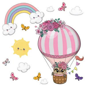 استیکر دیواری کودک تُکتم مدل بالن کد 04 مجموعه 13 عددی