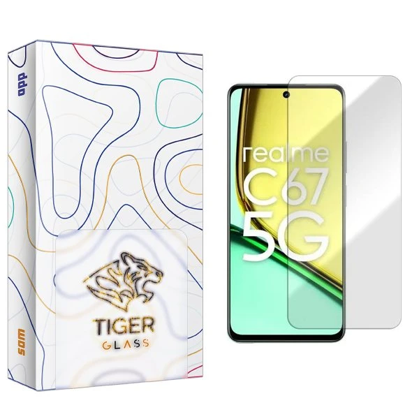 محافظ صفحه نمایش تایگر گلس مدل APL2 مناسب برای گوشی موبایل ریلمی C67