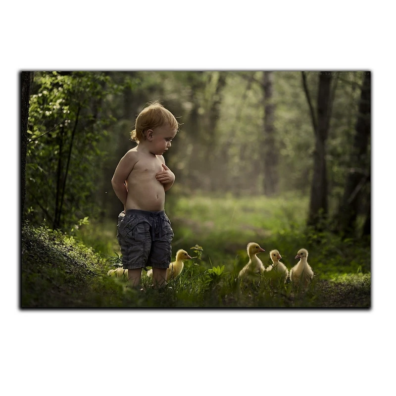 تابلو شاسی بکلیت طرح دشت و کودک مدل SH-7454