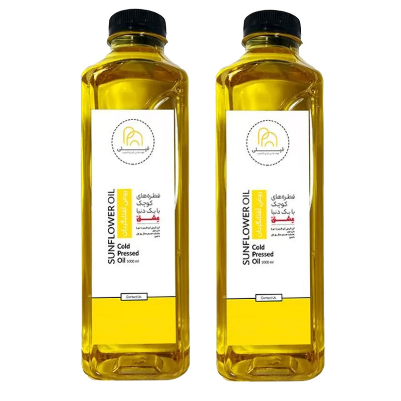 روغن آفتابگردان فیلی - 2 لیتر بسته‌ 2 عددی