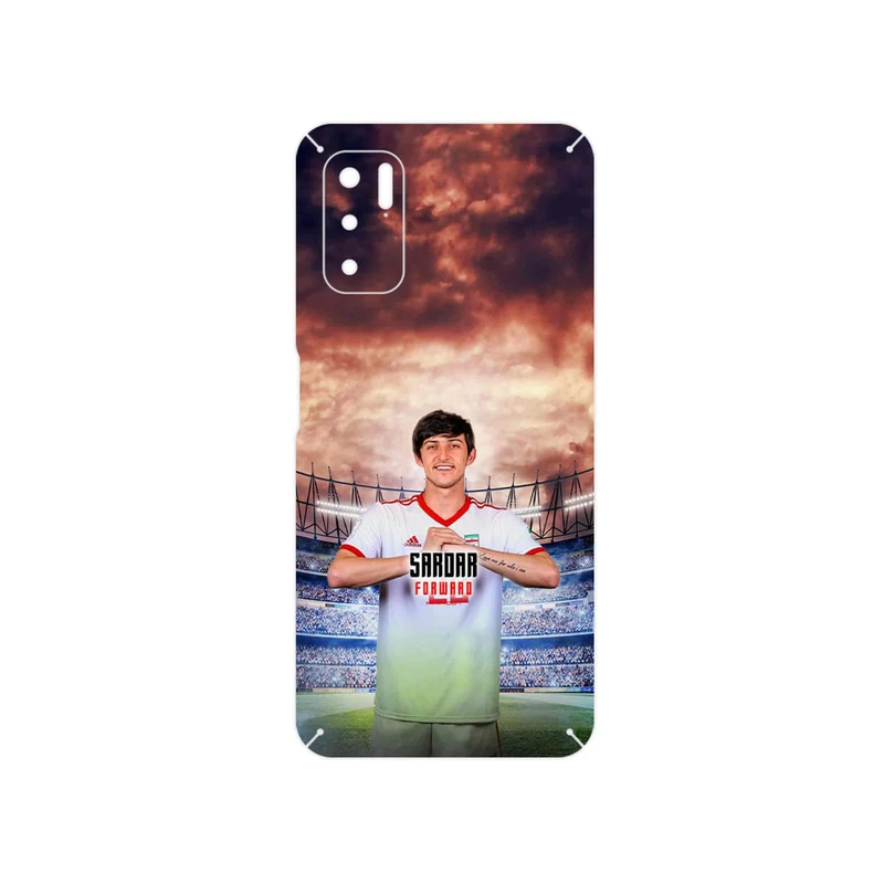 برچسب پوششی ماهوت مدل Sardar Azmoun مناسب برای گوشی موبایل شیائومی Redmi Note 10 5G