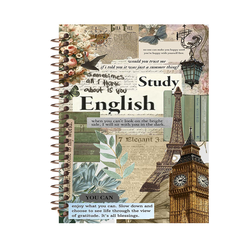 دفتر زبان 60 برگ طرح حروف انگلیسی کد L313