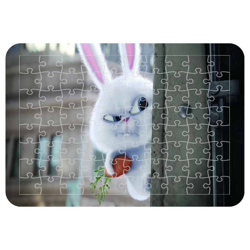 پازل 54 تکه اطلس آبی طرح کارتون زندگی مخفی حیوانات خانگی  مدل P1948