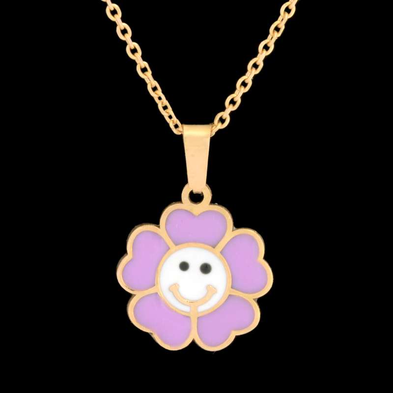 گردنبند طلا 18 عیار دخترانه طلای مستجابی مدل گل کد 11 گردنبند طلا 18 عیار دخترانه طلای مستجابی مدل گل کد 11