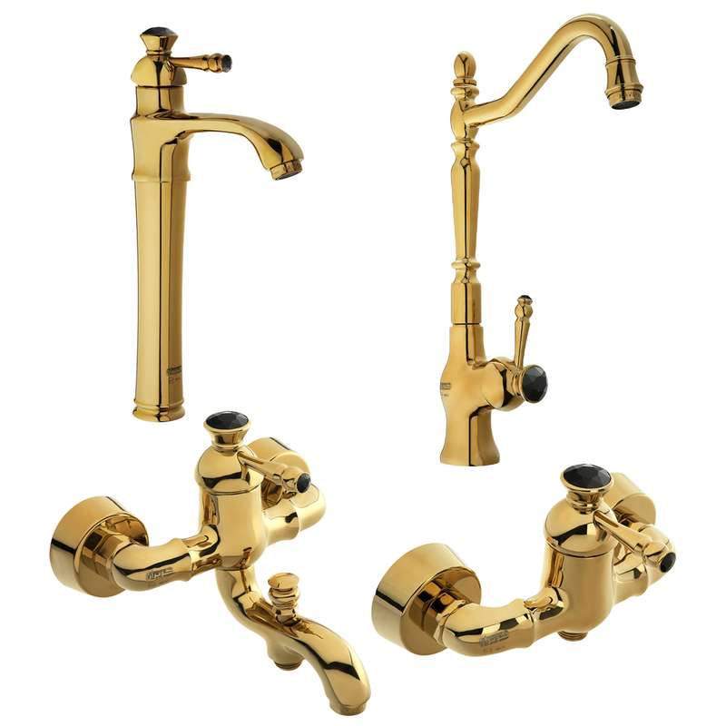 ست شیرآلات کویران آذر مدل فلورانس کد B-01 ست شیرآلات کویران آذر مدل فلورانس کد B-01