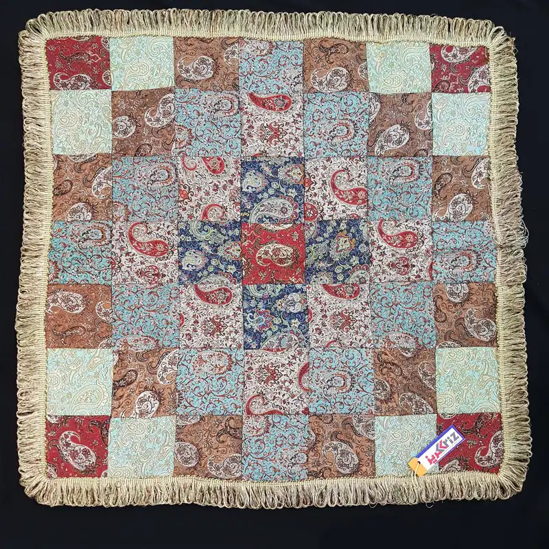 رومیزی ترمه کریز مدل ریشه دار کد san950