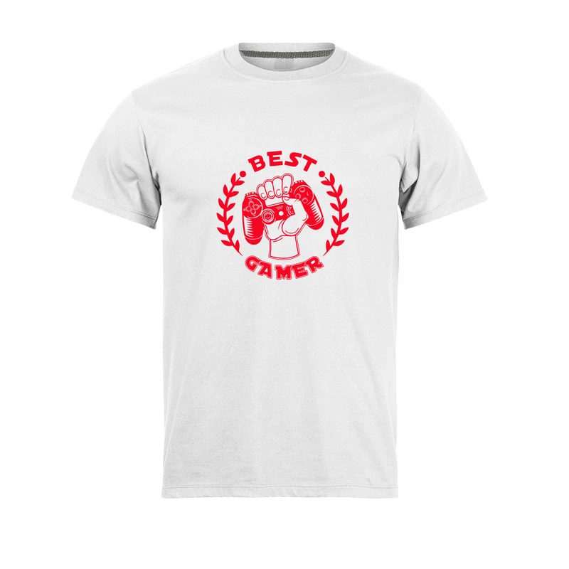 تی شرت آستین کوتاه مردانه مدل best gamer کد 0569