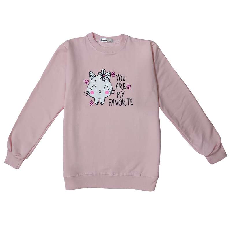 سویشرت دخترانه مدل گربه کد 01
