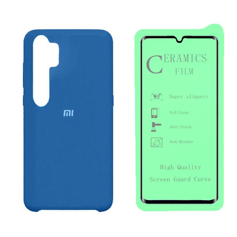 کاور مدل C-L کد 05239 مناسب برای گوشی موبایل شیائومی mi note 10 pro به همراه محافظ صفحه نمایش