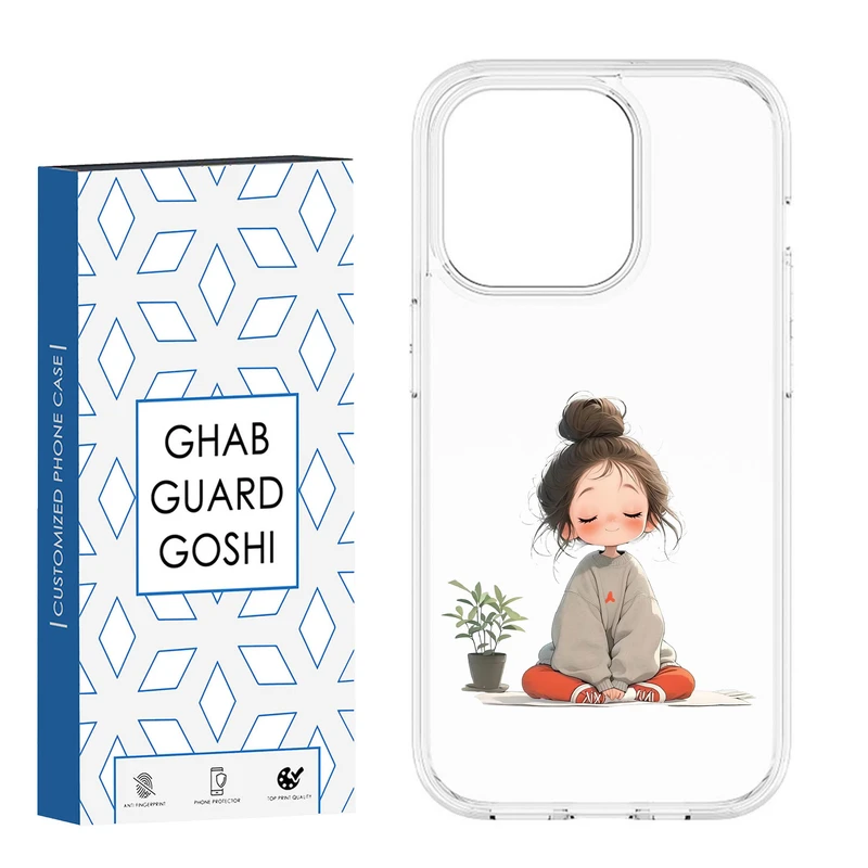 کاور قاب گارد گوشی طرح دختر ملوس کد CL-06 مناسب برای گوشی موبایل اپلIPHONE 13 PRO