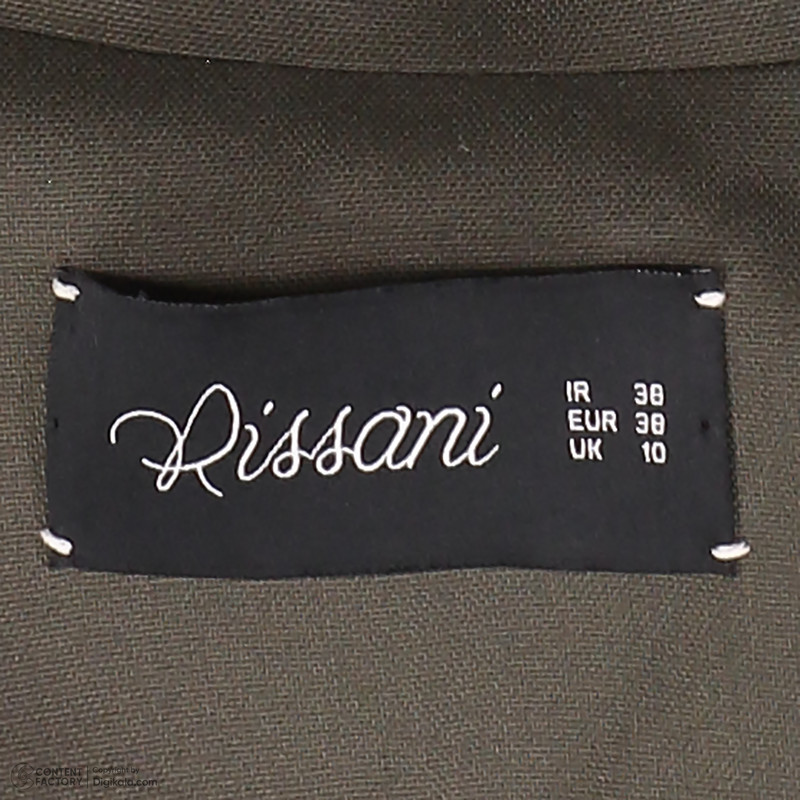 کت زنانه ریسانی مدل 5354 رنگ یشمی