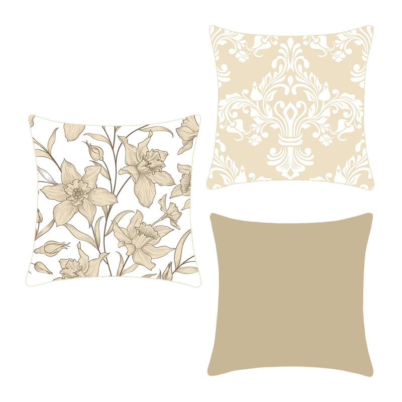 کاور کوسن مدل کد 1034 سایز 45*45 مجموعه 3 عددی