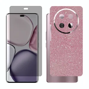 Glass Together model privacy screen protector suitable for Honor X9c mobile phone with back cover sticker