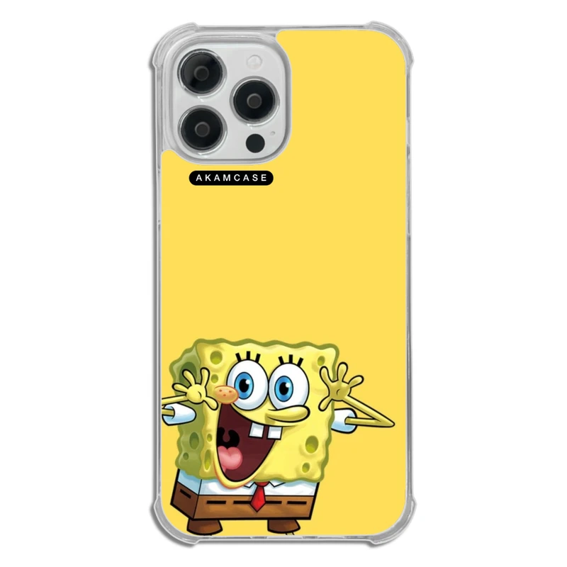 کاور آکام مدل AMC-WTA13PROMAX-SPONGE BOB11 مناسب برای گوشی موبایل اپل iPhone 13 Pro Max