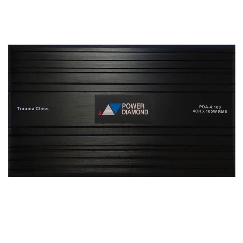 آمپلی فایر خودرو 4 کانال پاور دیاموند مدل TRAUMA 4.100 4*100 W RMS