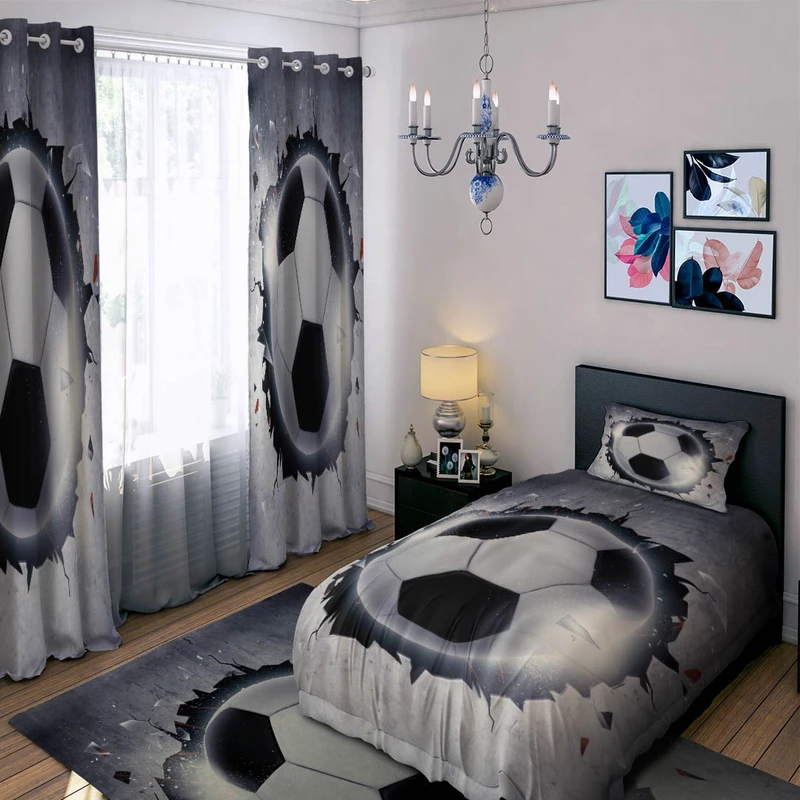 سرویس خواب مدل پسرانه کد ۰۹۷۲ یک نفره ۴ تکه