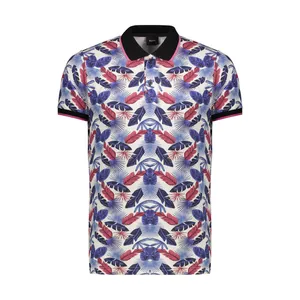 پولوشرت آستین کوتاه مردانه باینت طرح هاوایی مدل 478-1