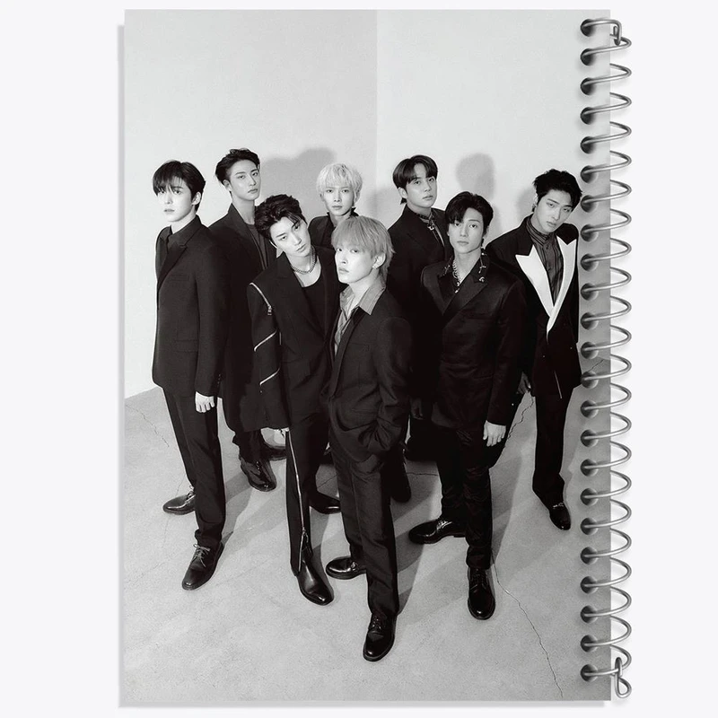 دفتر لیست خرید 50 برگ خندالو طرح گروه ایتیز ATEEZ کد 21295