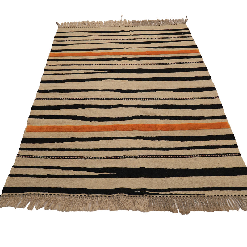 گلیم گبه دستبافت سه متری مدل مدرن کد 4040621